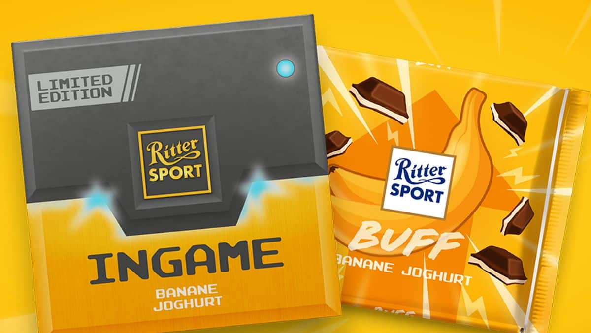 Ritter Sport stellt „Ingame” Schokolade für Gamer vor