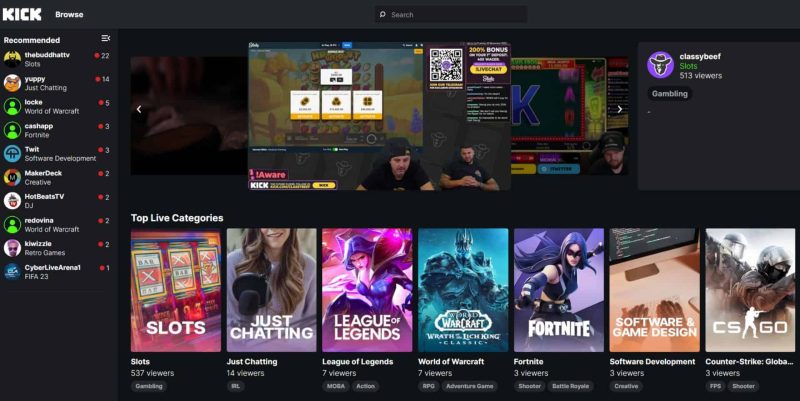 Kick Gambling Streams Grow Despite Backlash