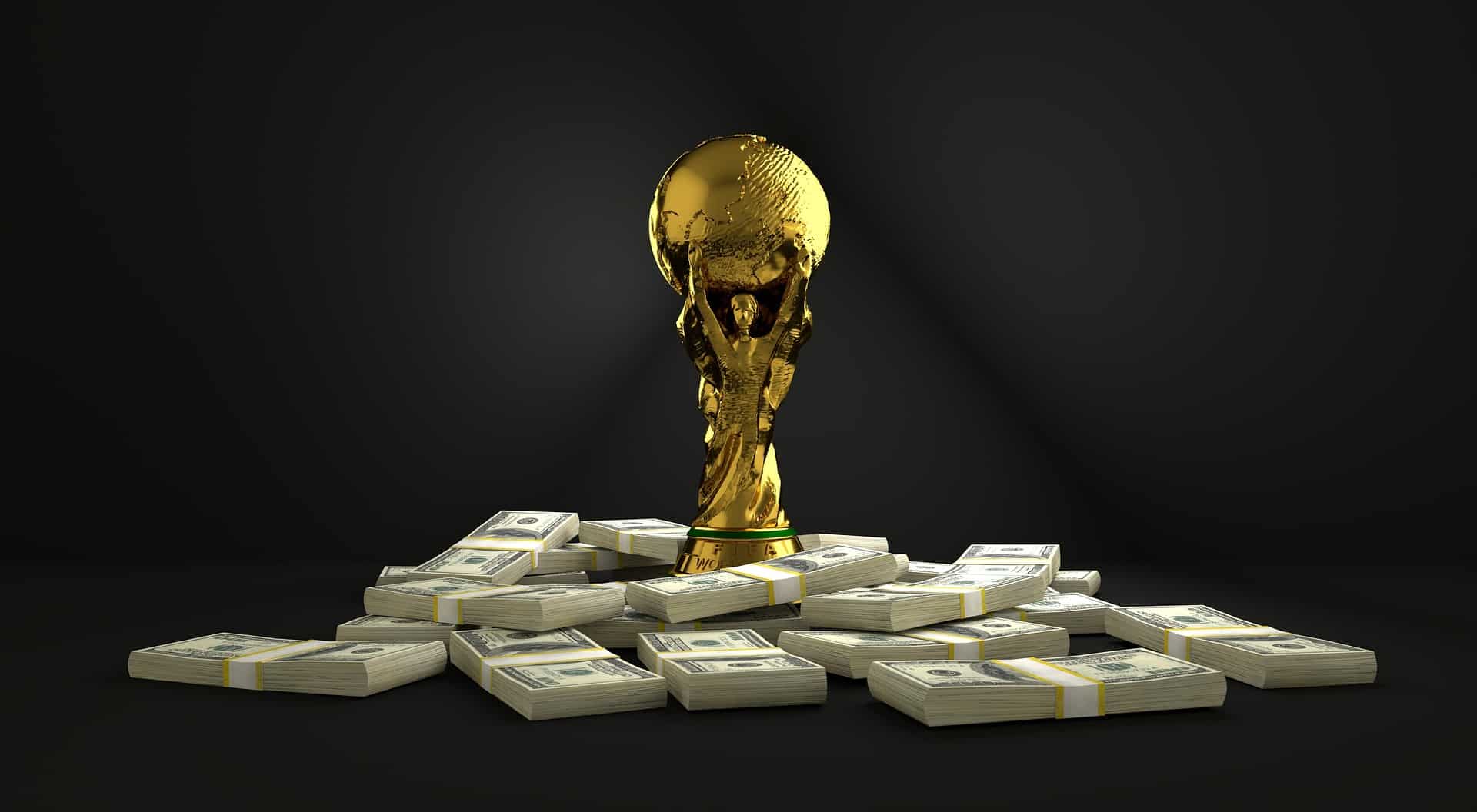 Football World Cup trophy