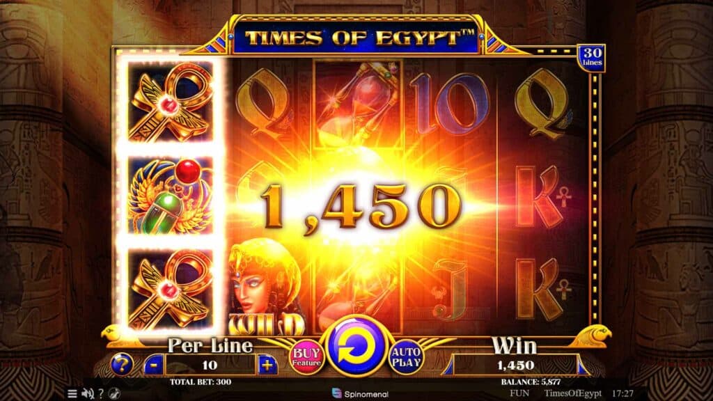 Times of Egypt Slot Spinomenal