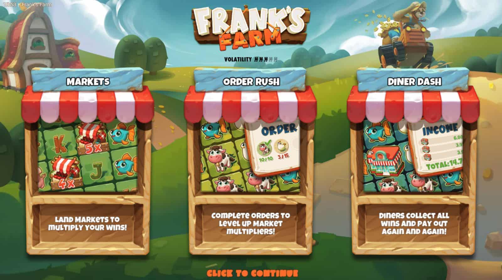 Franks Farm Slot Hacksaw Gaming