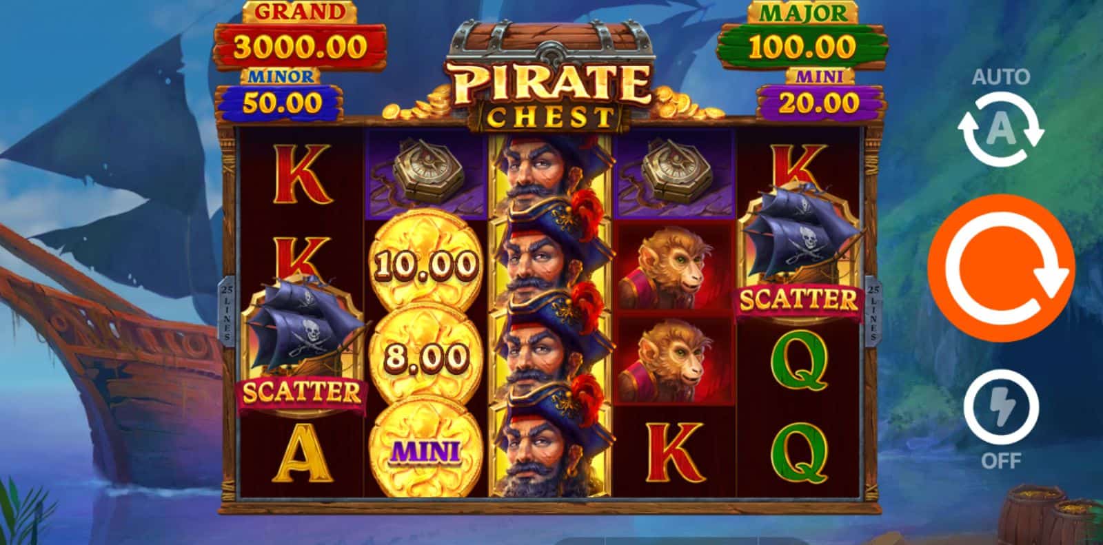 Pirate Chest Slot Playson