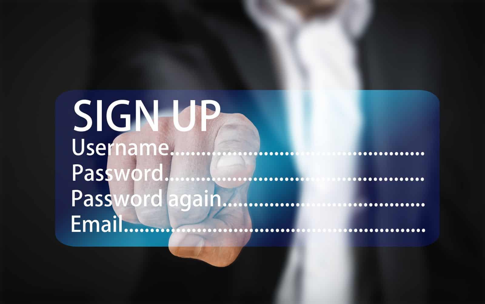 Registration Password fraud scam