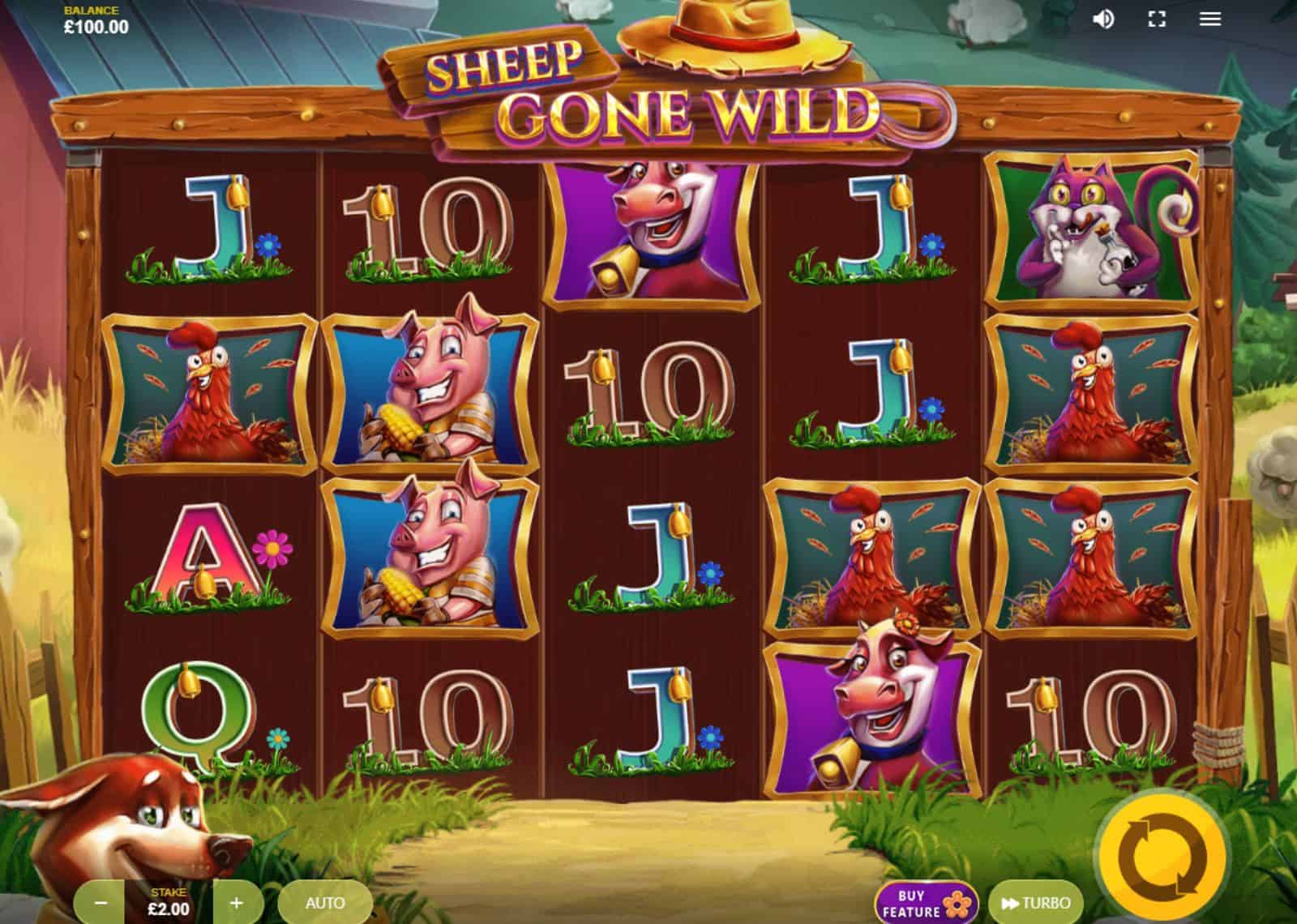 Sheep gone Wild Slot Red Tiger