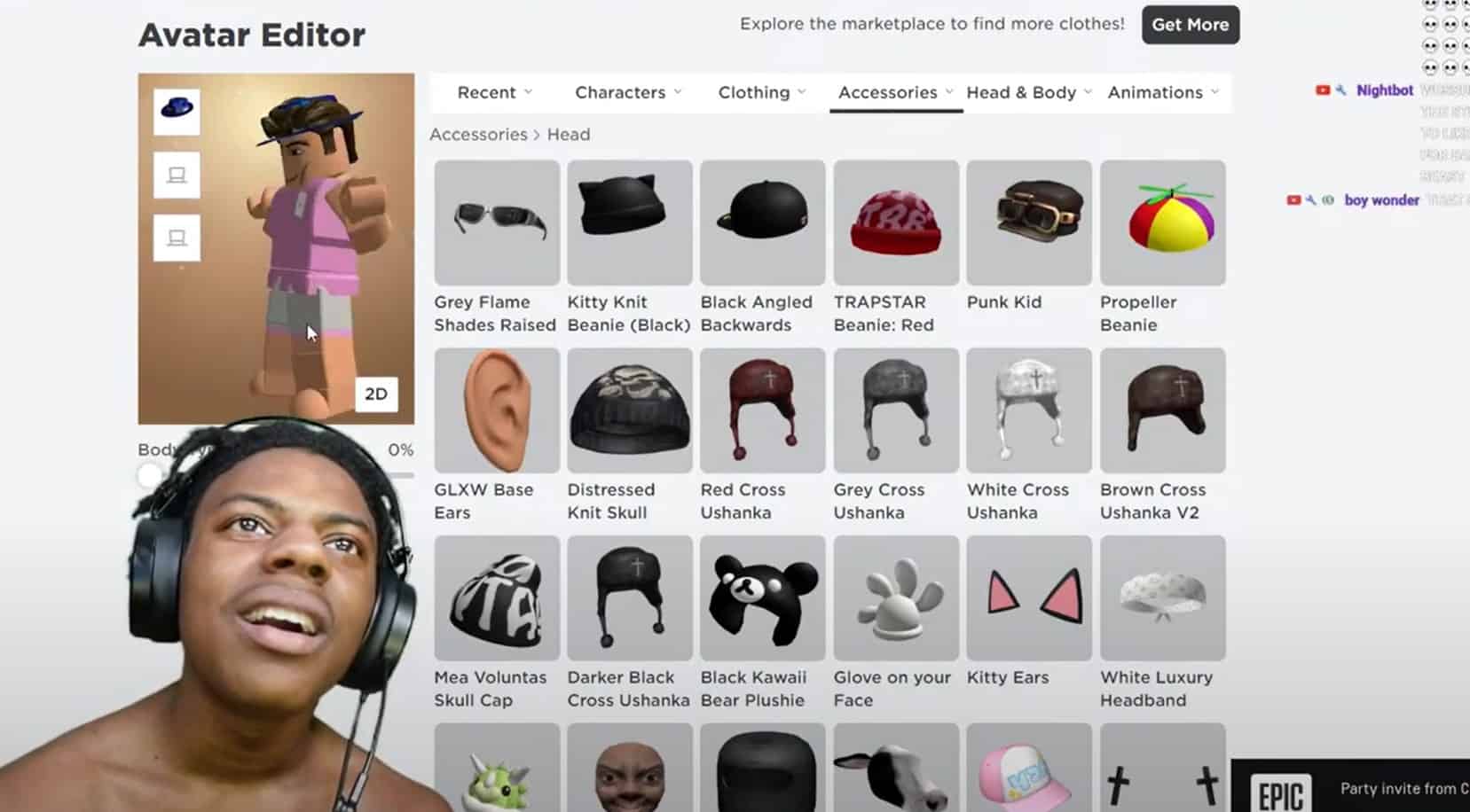 London, Paris, Roblox: Youtuber buys hat for 150k
