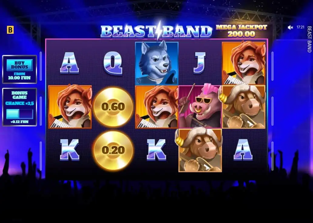 Gratis Slot: Beast Band von BGaming