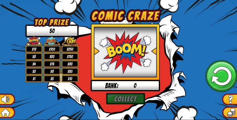 Comic Craze Slot Spinomenal
