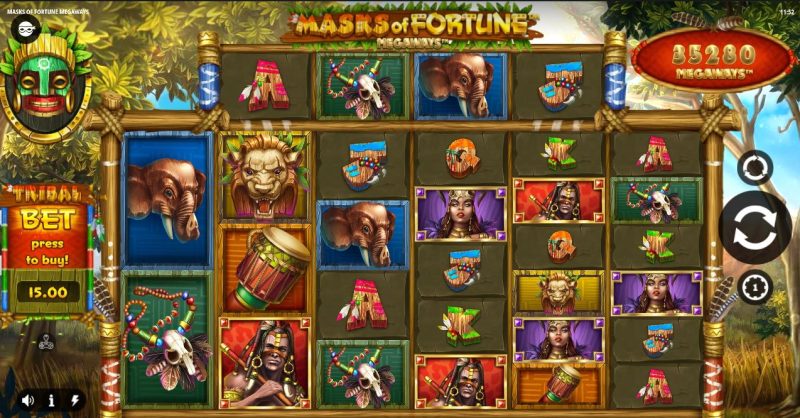 Masks of Fortune Megaways Slot Demo