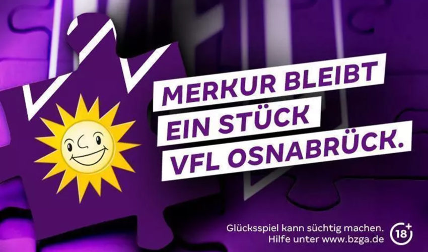 Merkur sponsert VfL Osnabrück ein weiteres Jahr