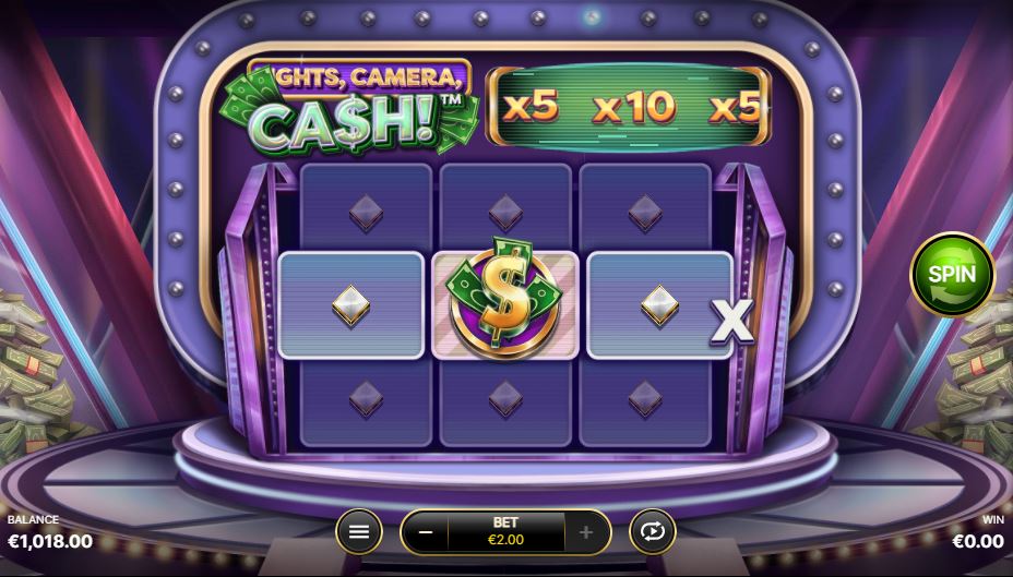 Lights, Camera, Cash Slot Netent