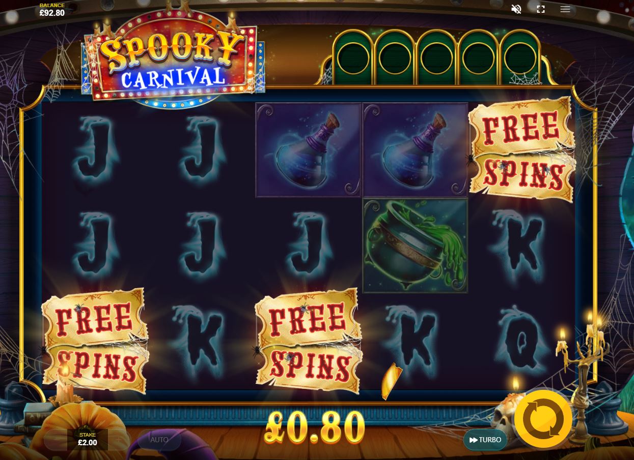 Spooky Carnival Slot Free Spins