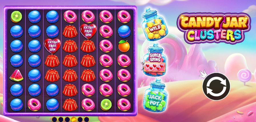 Candy Jars Clusters Demo Slot