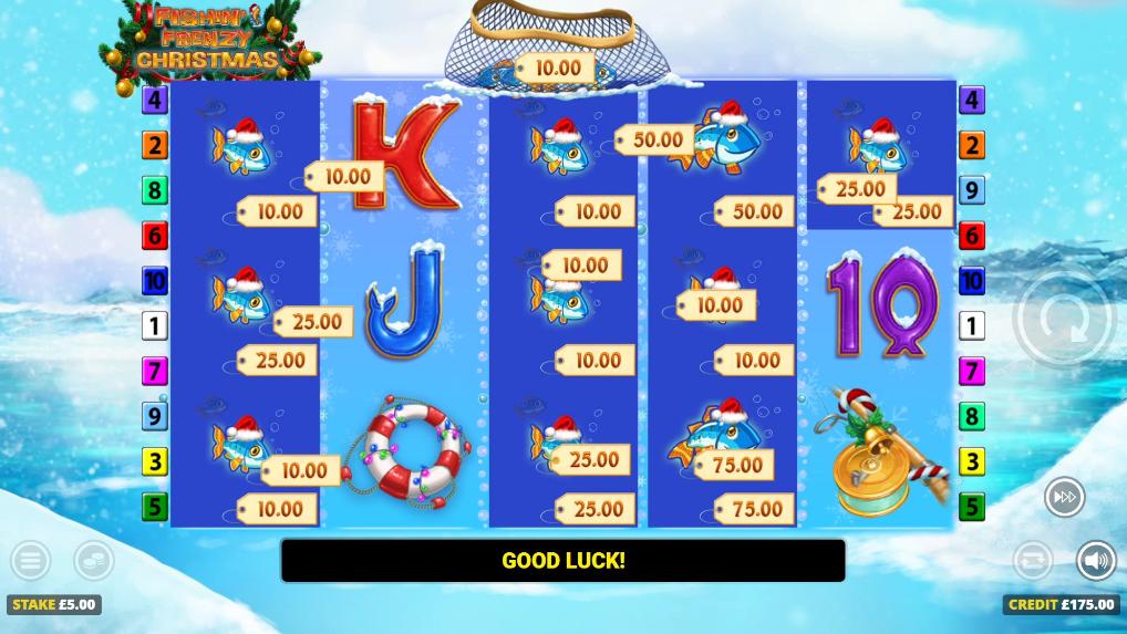 Fishing Frenzy Christmas Slot Blueprint Gaming