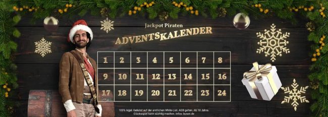 JackpotPiraten Adventskalender 2023