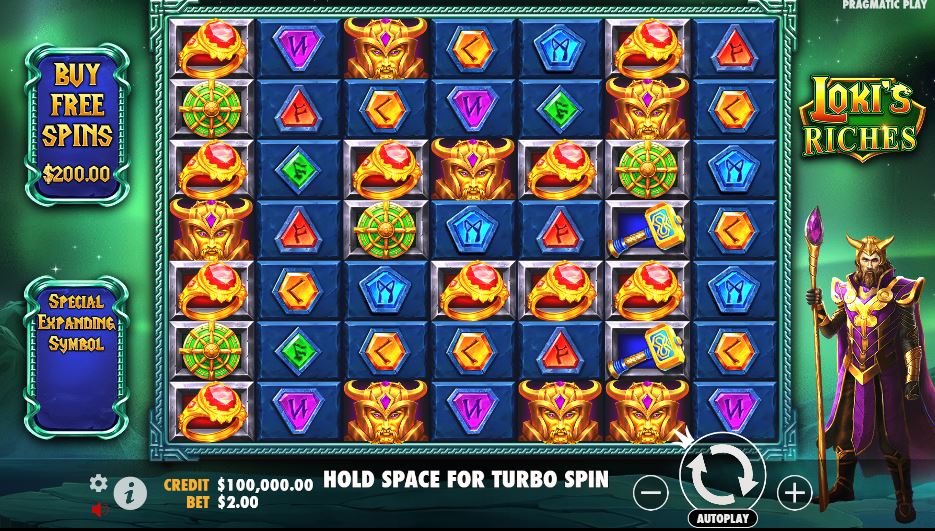 Unleash Mythical Magic with Loki’s Riches Slot Demo