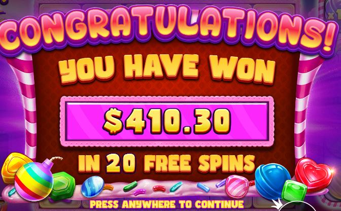 Candy Blitz Bombs slot Pragmatic Play win