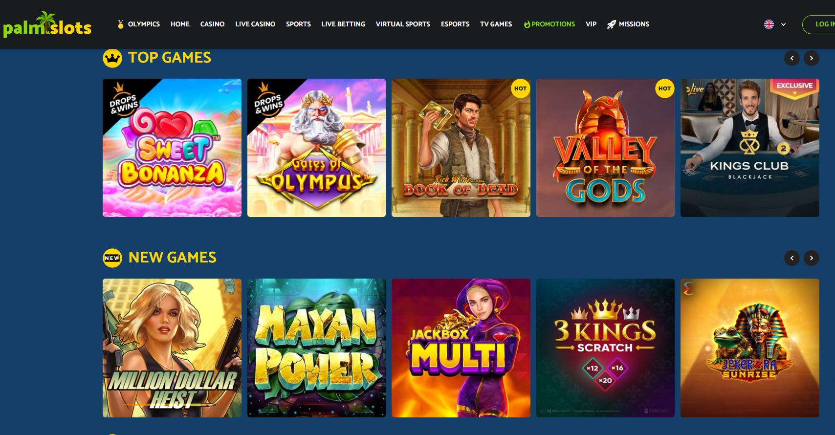 Palmslots Casino Review
