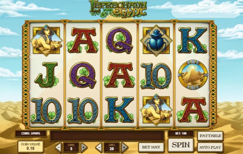 Leprechaun Goes Egypt Slot PLay'nGo