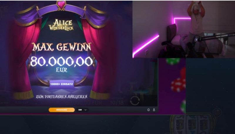 Irre! Real Bazzis Maximum Win bei Alice Wonderluck