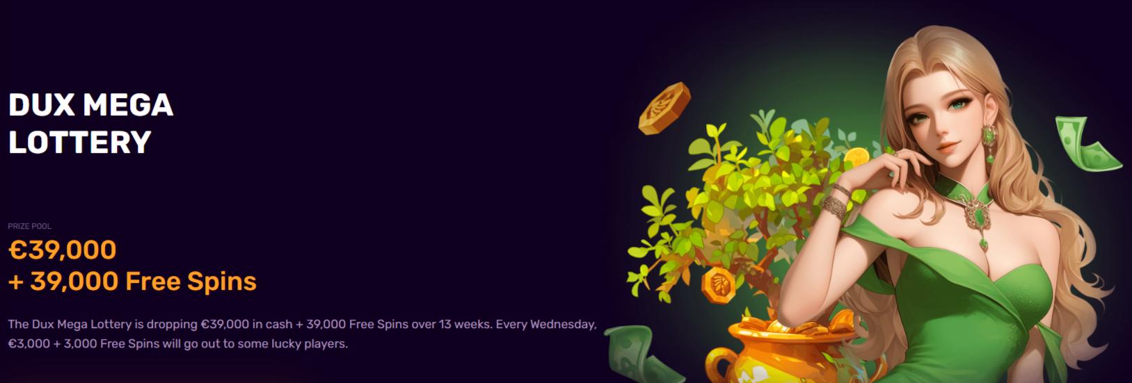 Dux Casino Mega Lottery Promotion