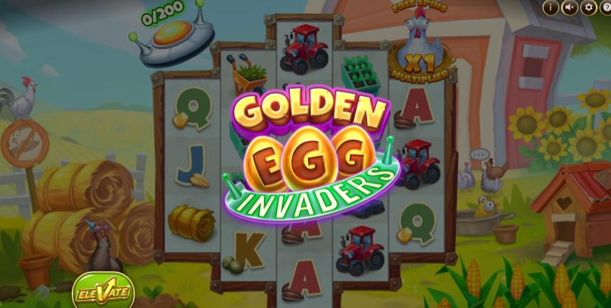 Golden Egg Invaders slot Netent