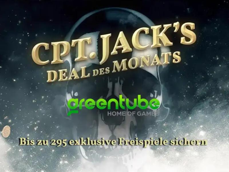 295 Novoline FS bei Captain Jack’s Deal des Monats Mai