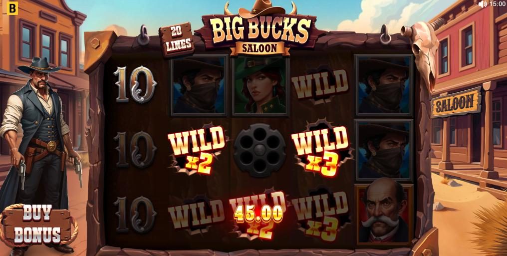 BGaming Releases Big Bucks Saloon Slot
