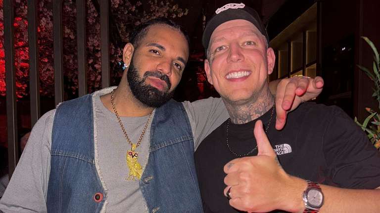 MontananBlack trifft Drake Backstage