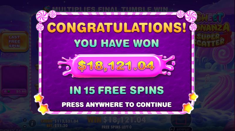 Sweet Bonanza Super Scatter Pragmatic Play slot