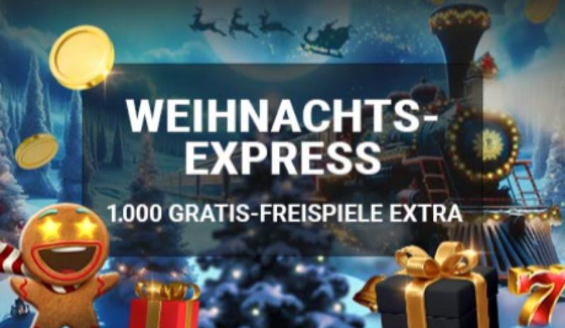 Slotmagie Promotion Weihnachtsexpress